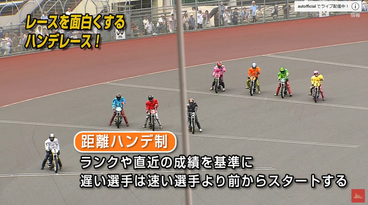 オートレースのハンデレース