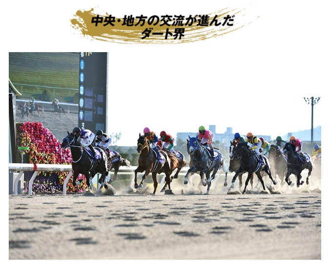地方競馬と中央競馬の交流レース「ダートグレード競走」