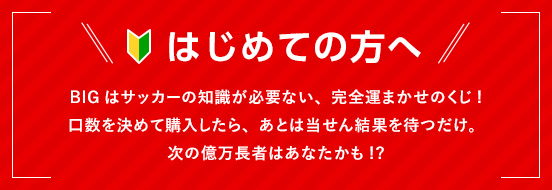 BIGはコンピューターがランダムで試合結果を予想
