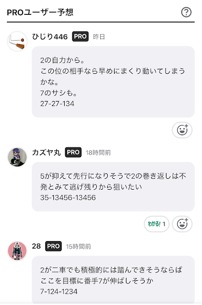 ウィンチケットのユーザー予想