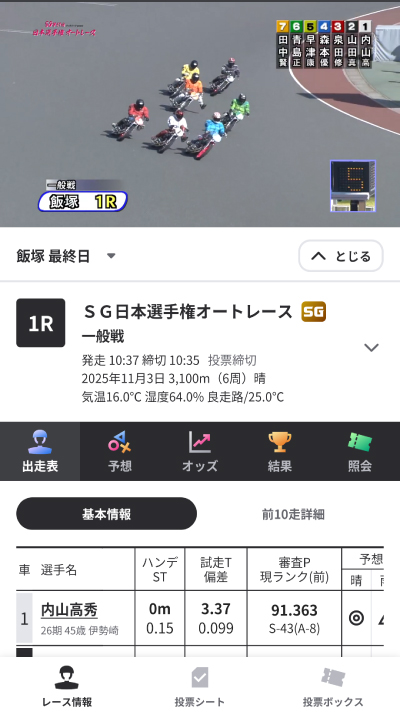 ネット投票サービスでライブ映像がみれる