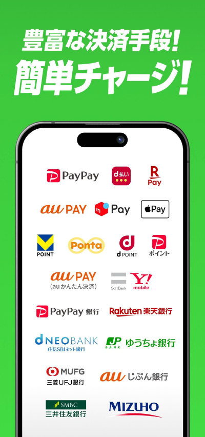 ウィンチケットのチャージ方法